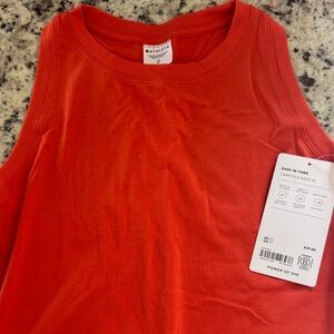 Athleta Women's Bright Orange Tank Top